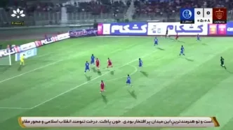گل اول پرسپولیس به استقلال خوزستان+ ویدئو