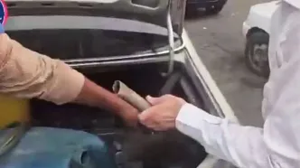 شگرد عجیب یک راننده برای چندبار سوخت‌گیری در جایگاه!