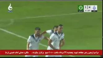 گل اول ملوان به ذوب‌آهن؛ مرزبان بازی را به تساوی کشاند + ویدئو
