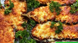 طرز تهیه بادمجان پنیری با طعمی متفاوت