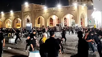 فارس: فیلم‌های درگیری در حرم رضوی نادرست است