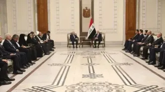 قالیباف با رئیس مجلس و رئیس‌جمهور عراق دیدار کرد