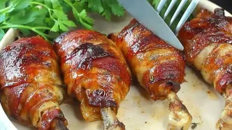 نحوه پخت یک غذای جدید با ران مرغ در فر