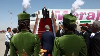رئیس‌جمهور وارد بیشکک شد