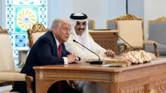 گفت‌وگوی ترامپ و امیر قطر درباره تنش‌ها میان ایران و آمریکا