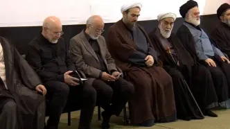 حضور رئیس جمهور در مراسم چهلم تشییع و تدفین آقای شهید ایران