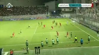 ویدیو: گل دوم شمس آذر به نساجی با دبل محمدی