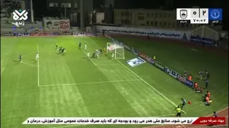 ویدیو: گل سوم گل گهر به چادرملو توسط فخریان
