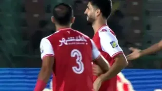 ببینید؛ گل اول پرسپولیس به استقلال خوزستان توسط خدابنده‌لو دقیقه 6