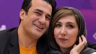 حضور یوسف تیموری و همسر جدیدش در جشنواره/ ویدئو