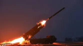 کره شمالی ۱۰ موشک بالستیک شلیک کرد