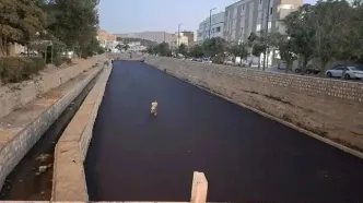 آسفالت کردن رودخانه الیگودرز متوقف شد