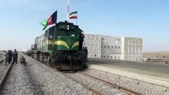 جابجایی ۴۳۸ هزار تُن کالا از خط‌آهن خواف-هرات در ۴ ماه