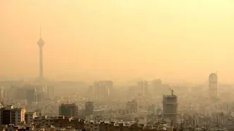 گردوخاک و باد شدید در تهران
