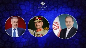 گفت‌وگوی تلفنی عراقچی با وزیر خارجه ترکیه و فرمانده ارتش پاکستان درباره تحولات منطقه