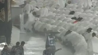 بارش باران در مکه