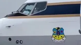 خلبانی هواپیما توسط پادشاه و ملکه تایلند