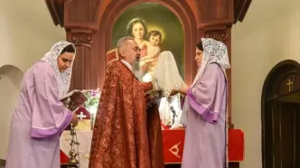 تصاویر؛ مراسم بزرگداشت گئورگ مقدس در تهران