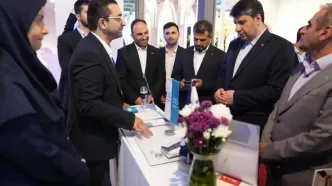 بازدید مدیرعامل بانک صادرات ایران از نمایشگاه الکامپ/ رونمایی از محصولات نوآورانه توسط افشین خانی