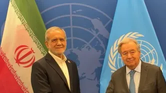 پزشکیان با دبیرکل سازمان ملل دیدار و گفت وگو کرد