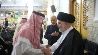 حضور سفیر عربستان در مراسم گرامیداشت آیت الله شبیری زنجانی