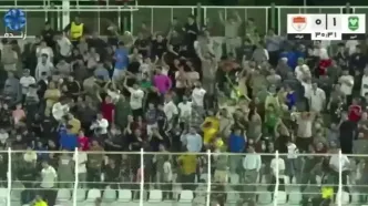 گل اول خیبر به فولاد با ضربه عیسی مرادی