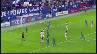 ویدیو: گل اول الهلال به الغرافه توسط نوس