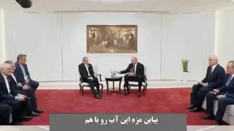 ببینید | شوخی پزشکیان و الهام علی‌اف برای آب خوردن در دیدار دوجانبه