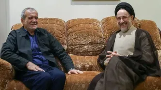احوال‌پرسی پزشکیان از سید محمد خاتمی