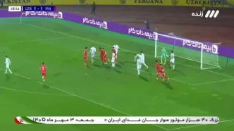 ویدیو: گل اول ایران به ازبکستان توسط رامین رضاییان