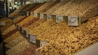 جدول قیمت آجیل و خشکبار امروز دوشنبه ۶ مهر