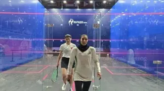اقتداری از صعود به یک‌چهارم نهایی اسکواش بازماند