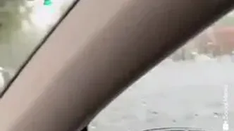 بارش شدید باران، خیابان‌های رم را به زیر آب برد
