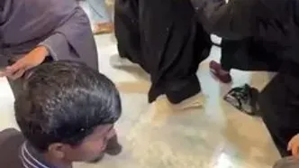 هجوم زنان عربستانی شیشه فروشگاه را شکست