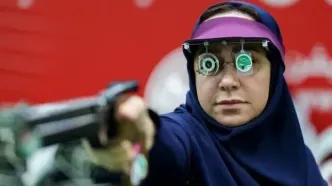 ساره جوانمردی در جمع ستاره‌های تپانچه جهان