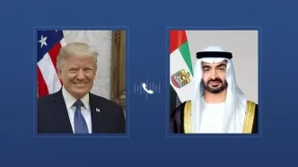 گفت‌وگوی تلفنی ترامپ و بن زاید درباره مسائل خاورمیانه
