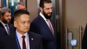 ۸ تصویر از حاشیه مجمع سازمان ملل؛ عراقچی، جولانی و دیگران