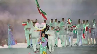 رژه باشکوه کاروان ایران در افتتاحیه آیچی-ناگویا