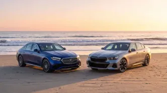 مرسدس بنز E300 یا BMW سری 5؛ نبرد دو سدان لوکس آلمانی