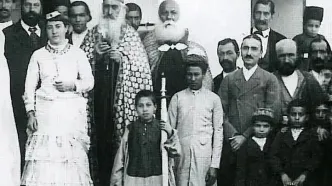 قابی از یک «مراسم عروسی ارمنی» در محله جلفا اصفهان و در دوره قاجار