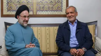 احوال پرسی تلفنی پزشکیان از سید محمد خاتمی