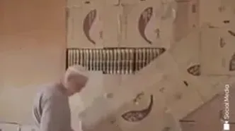 دیوار کتابخانه مخفی پس از سقوط بشار اسد فرو ریخت