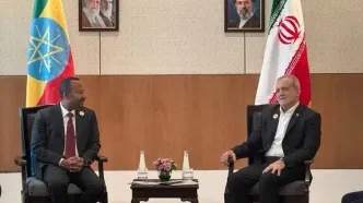 دیدار پزشکیان با نخست‌وزیر اتیوپی