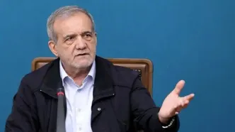 پزشکیان «کمک آمریکایی» را به مهمانانش هدیه داد+فیلم