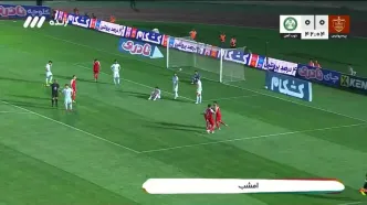 ویدیو: گل اول پرسپولیس به ذوب آهن توسط علی علیپور