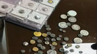 کشف ۱۴۹ قطعه سکه تاریخی در شیراز