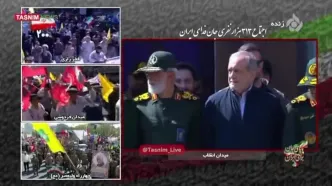 تصاویری از پزشکیان در رزمایش جان‌فدایان