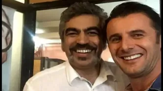 سروش صحت و رضا عطاران با تاکسی می‌آیند