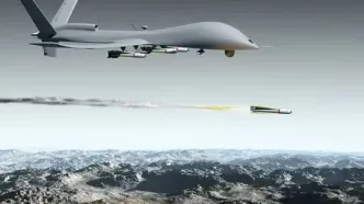 پهپاد پیشرفته MQ۱ بر فراز تنگه هرمز منهدم شد
