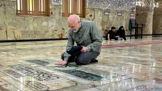تصاویر حضور قالیباف در حرم مطهر حضرت عبدالعظیم حسنی (ع)